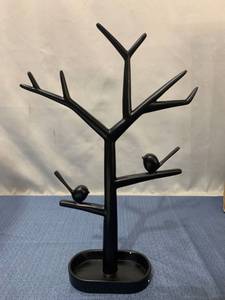 lot 75464 image: Black Tree Jewelry Organizer