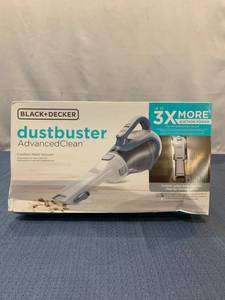 lot 75475 image: BLACKDECKER Cordless Lithium Dustbuster Handheld Vacuum, CHV1410L
