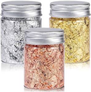 lot 75734 image: MINGJIEUS GILDING FLAKES SET GOLD,SILVER,COPPER