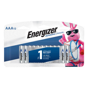 lot 75775 image: Energizer - Ultimate Lithium AAA Batteries (12-Pack)