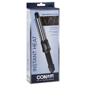 lot 75786 image: Conair Instant Heat Hot Curl Brush 34-inch