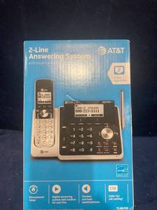 lot 75804 image: AT&T 2 LINE ANSWERING SYSTEM WITH DUAL CALLER ID