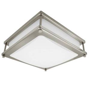 lot 75810 image: MingBright 12 in. Ceiling LED Flush Mount Light Square 1100 lm 4000K CRI80