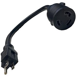 lot 26552 image: LOTOS PT01 Pigtail Type 1, Convert 220V to 110V for LT5000DLTP5000DLTPDC2000DCT520D, Blue (520D, Black)