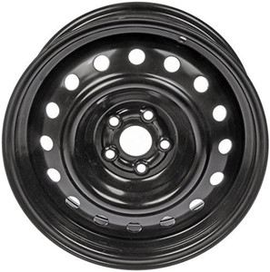 lot 26899 image: Dorman 939-174 16 x 6.5 In. Steel Wheel Compatible with Select Pontiac  Toyota Models, Black
