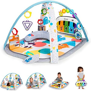 lot 27224 image: Baby Einstein 4-in-1 Kickin Tunes Music and Language Discovery Activity Gym and Play Mat