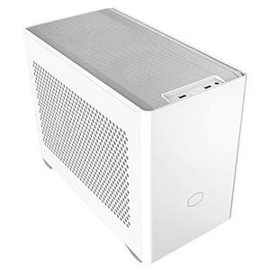 lot 28330 image: Cooler Master NR200 White SFF Small Form Factor Mini-ITX Case with Vented Panel, Triple-slot GPU, Tool-Free and 360 Degree Accessibility, Without PCI Riser