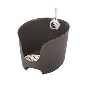 lot 29276 image: Richell PAW TRAX High Wall Cat Litter Box, High Sides Cat Litter Pan