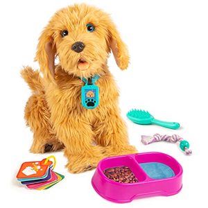lot 29279 image: Sky Rocket My Fuzzy Friend Moji Interactive Labradoodle - Plush Interactive Dog Toy for Boys and Girls, Loveable and Lifelike Companion Pet