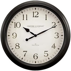 lot 53454 image: FirsTime & Co.� Avery Whisper Wall Clock, American Crafted, Oil Rubbed Bronze  (20 x 2 x 20)