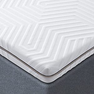 lot 53470 image: BedStory Memory Foam Mattress Topper Full Size 3 Inch, Firm Pain-Relief Bed Topper, Gel  Bamboo Charcoal  Green Tea  Copper Infused High-Density Memory Foam, Skin-Friendly, CertiPUR-US Certified