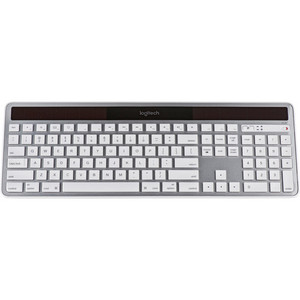 lot 53477 image: Logitech Wireless Solar Keyboard K750 for Mac, Silver