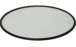 lot 53501 image: Round Mirror with Black Frame