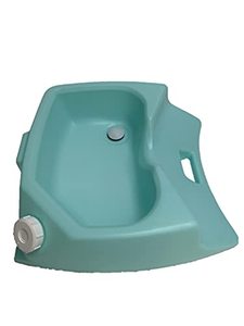 lot 53506 image: SP Ableware In-Bed Head Wash System, Plastic with Drain Plus, Turquoise (764271000)