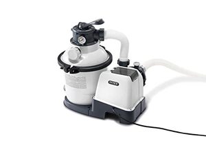lot 53536 image: INTEX 26643EG SX1500 Krystal Clear Sand Filter Pump for Above Ground Pools  (10in)