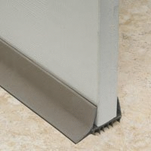 lot 23337 image: Frost King 1-34 In. W. X 36 In. L. Brown Slide-On Door SweepStop UDB77 -Retail $14.22