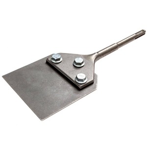 lot 23409 image: Thinset Removal Bit 4 in. SDS-Plus Floor Scraper Assembly. Retail $ 69.32