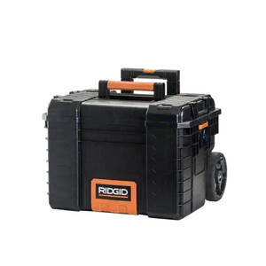 lot 23418 image: RIDGID - 22 in. Pro Gear Cart Tool Box in Black Retail $74.97