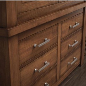 lot 23444 image: Liberty Mandara 5-116 in. (128 mm) Center-to-Center Satin Nickel Drawer Pull (Set of 10) -Retail $ 64.41