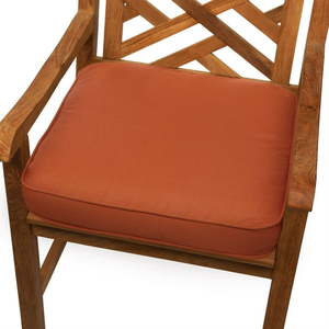 lot 23455 image: Sunbrella IndoorOutdoor Corded Deep Seating Cushion by Humble  Haute - 23.5 in w x 23 in -Sienna -Retail $114.34
