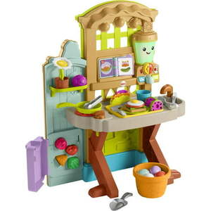 lot 26945 image: Fisher-Price Laugh & Learn Grow-the-Fun Garden to Kitchen Playset