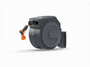 lot 26965 image: 130 ft 12 in retractable hose reel