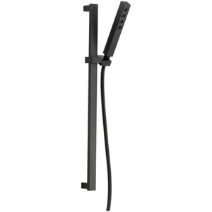 lot 27291 image: Delta 51567 Ara 1.75 GPM Single Function Hand Shower, Black