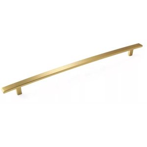 lot 27356 image: Amerock Cyprus 18 in (457 mm) Center-to-Center Golden Champagne Appliance Pull