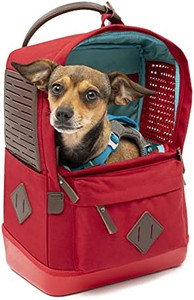 lot 28790 image: Kurgo Dog Carrier Backpack for Small Pets - Cat & Dog Backpack for Hiking, Camping or Travel - Chest Straps & Hip Belt - Reflective - Two Water Bottle Sleeves - Waterproof Bottom - G-Train & Nomad