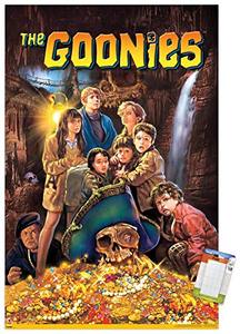 lot 28814 image: Trends International Goonies-One Sheet Wall Poster, 22.375 x 34, Poster & Mount Bundle
