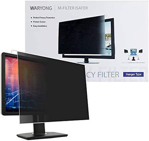 lot 28880 image: Privacy Screen Protector Panel for Monitor Frame Hanger Type Easy Installation  23-24 Inch (22 x 14)