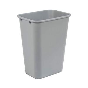 lot 29321 image: AmazonCommercial 10 Gallon Commercial Office Wastebasket, Grey  (1-Pack)