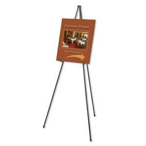 lot 29374 image: Quartet Heavy-Duty Instant Easel 63 Supports 10 lbs. Tripod Base (27E)