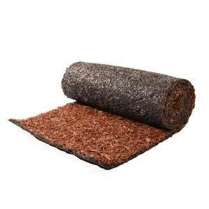 lot 29379 image: Backyard Expressions Reversible Rubber Mulch Landscaping Mat Red and Brown