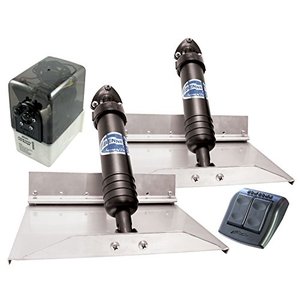 lot 30574 image: Bennett 129E Hydraulic Trim Tab Set with Euro-Style Control   (12 x 9)