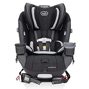 lot 30593 image: Evenflo All4One DLX 4-In-1 Convertible Car Seat (Kingsley Black) (B08398MV69)