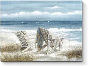 lot 30626 image: Abstract Seascape Canopy  (4 x 18 x 1)