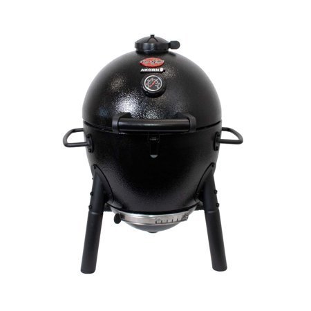 lot 10193 image: Char-Griller E6714 AKORN Jr. Portable Kamado Charcoal Grill, Black