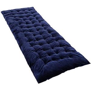 lot 10276 image: REDCAMP XL Cot Pads for Camping, 3 Thicker Soft Comfortable Cotton Sleeping Cot Mattress Pad 75x28, Blue Thicker