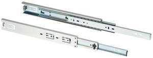 lot 10287 image: Shop Fox D3033 24 Full Ext Drawer Slide 100 lb. Capacity Side Mount - Pair