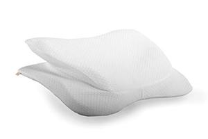 lot 10301 image: Copper Fit Standard Angel Ultimate Memory Foam Pillow for Side and Back Sleepers, White, Standard