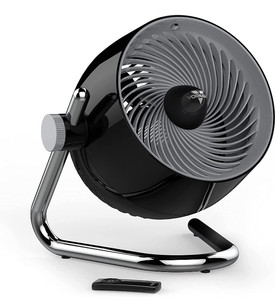 lot 40753 image: Vornado Pivot6 Whole Room Air Circulator Fan with 4 Speeds, Remote Control, Rotating Axis