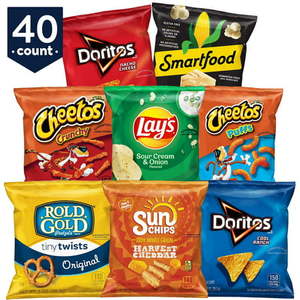 lot 40791 image: Frito-Lay Fun Times Mix Snacks Variety Pack, 40 Count