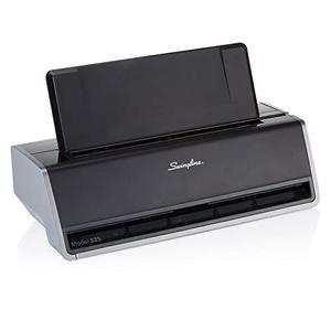 lot 10331 image: Swingline Electric 3 Hole Punch, Commercial Hole Puncher, 28 Sheet Punch Capacity, Platinum (74535)