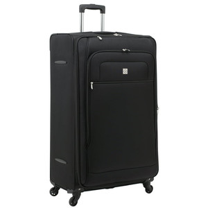 lot 30267 image: Rolling Spinner Upright Luggage, Black