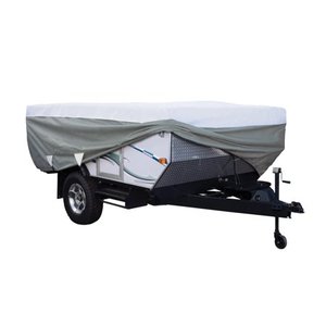 lot 40781 image: Classic Accessories Over Drive PolyPRO�3 Deluxe Pop-Up Camper Trailer Cover, Fits 8 - 10 Trailers