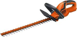 lot 40752 image: BLACKDECKER LHT2220 20V MAX Cordless Lithium 22 in. Hedge Trimmer with Battery and Charger