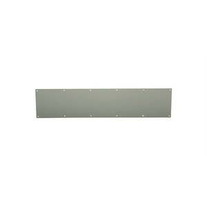 lot 46 image: Schlage 515010 Satin Stainless-Steel Commercial Kick Plate 8 x 34