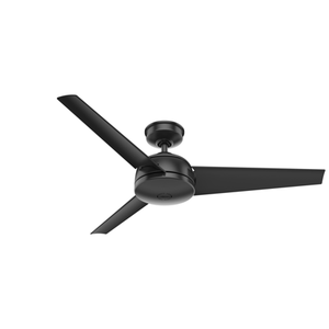 lot 51 image: 52in Trimaran Ceiling Fan in Matte Black