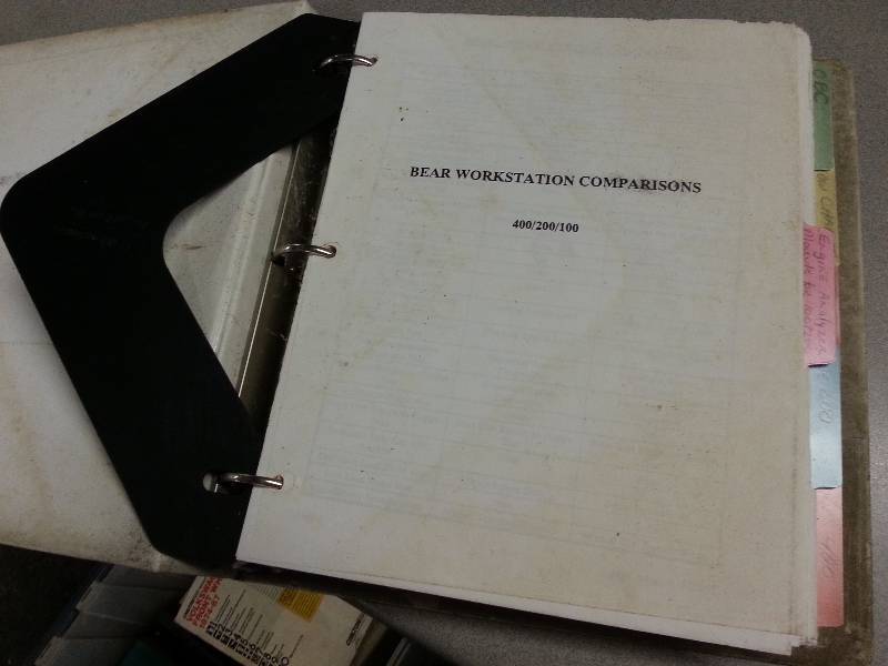 lot 8335 image: Bear work station digital engine analyzer manual Handy manual to have if you if you own one of these